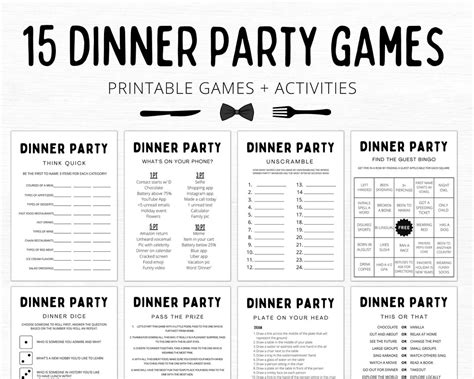 Games To Play Over Dinner Table