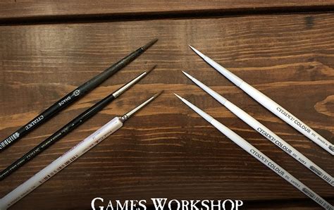 Games Workshop Paint Brushes
