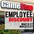 gamestop employee discount code