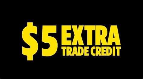 gamestop $5 extra trade in credit