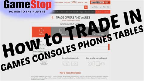 gamestop console trade in values