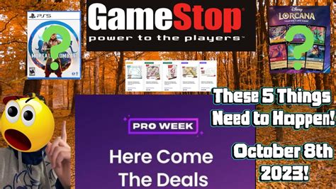 gamestop pro week 2023