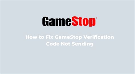 gamestop verification code email