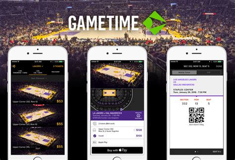 gametime lakers tickets app