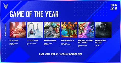 gaming awards 2021 vote