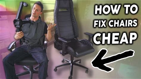 gaming chair stuck reclined fix