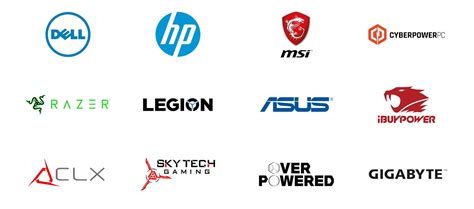 gaming laptops brands