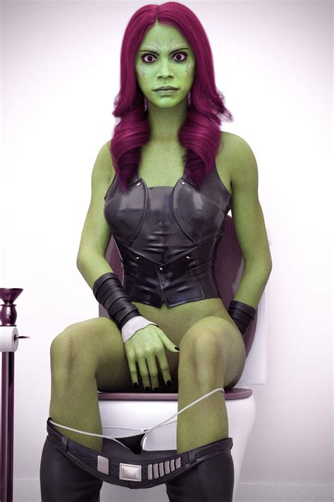 gamora naked