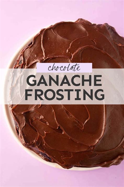 Ganache Icing Ingredients