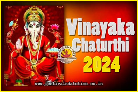 Ganesh Chaturthi 2024 Date In India Calendar