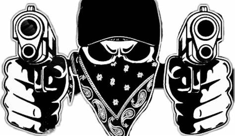 Gangster Tattoos Png Clipart Black And White Stock - No Blood No Bone