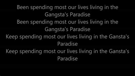 gangstas in paradise lyrics