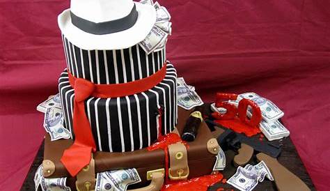 Gangster Birthday Cake Designs Delana's s Mafia Themed