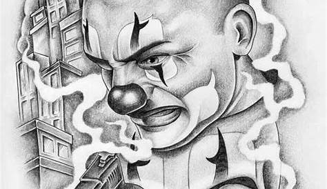 Gangster Clown Drawings at PaintingValley.com | Explore collection of