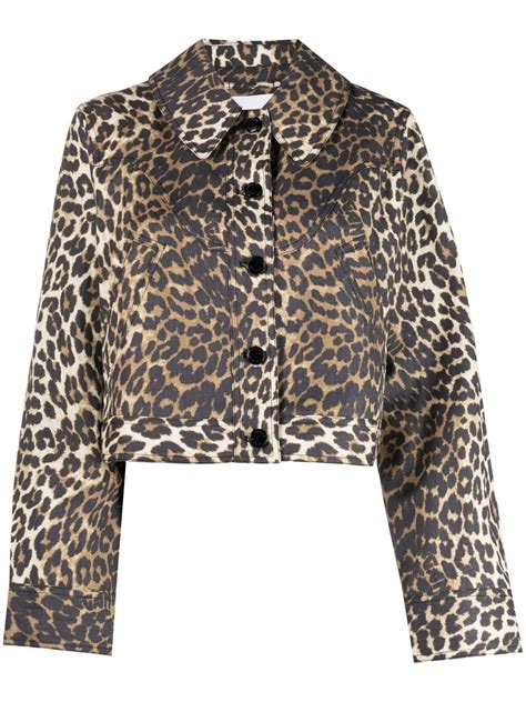 ganni cropped jacket