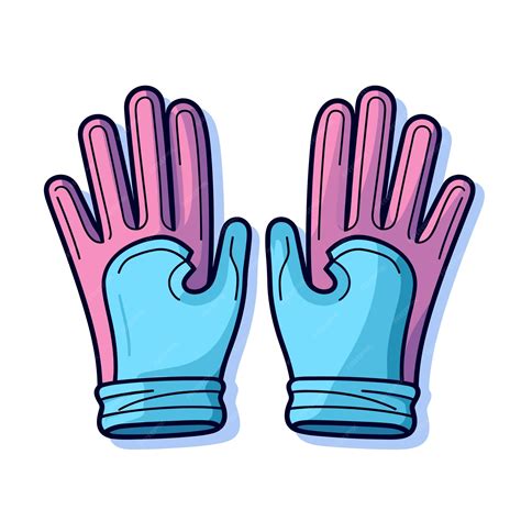 Gloves to Print coloring page Download, Print or Color Online for Free
