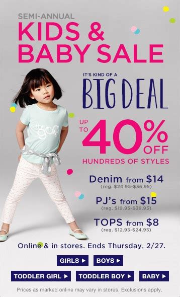 gap kids outlet sale