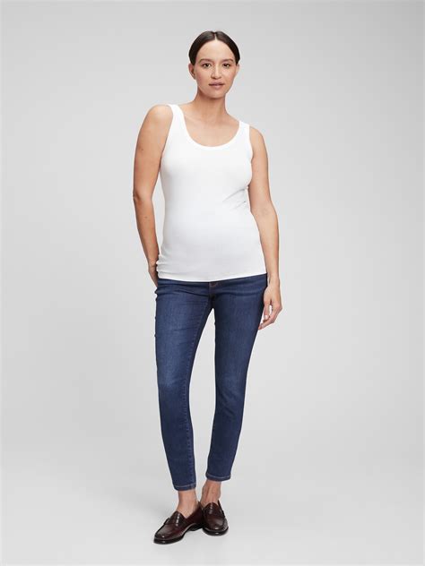 GAP maternity striped Vneck sweater