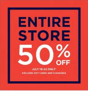 gap outlet sale this weekend