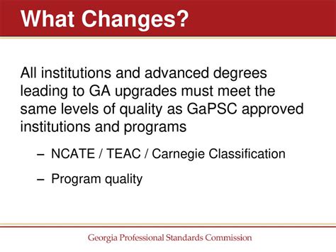 gapsc approved degree program