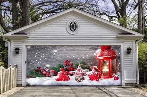 Full Color Christmas Garage Door Mural Christmas Outdoor Etsy