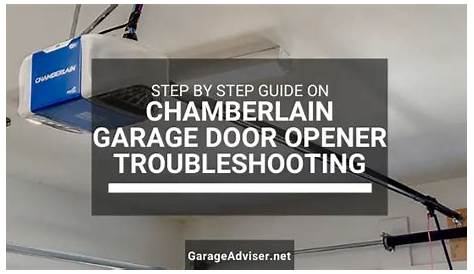 Chamberlain Garage Door Opener How-to & Troubleshooting Guide – Nels Garage