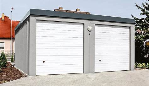 Garage Double Toit Plat Parpaing Ossature Bois Sur Mesure De Qualit