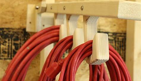 DIY Folding Extension Cord Organizer DIY projects for