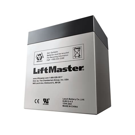 garage door opener liftmaster battery replacement