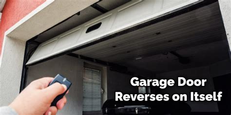 garage door reverses after closing