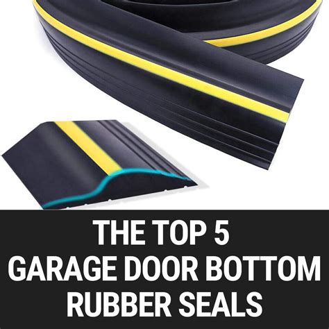 garage door rubber glue down threshold