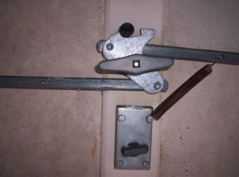garage door slide lock latch