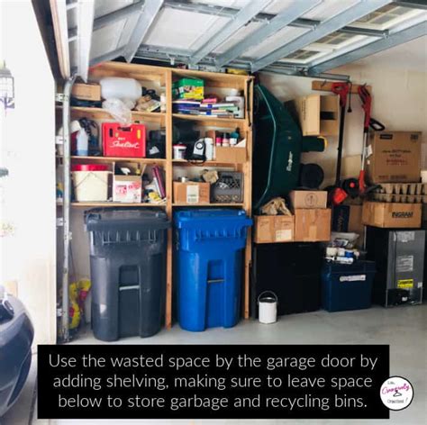 Garage Garbage Can Storage