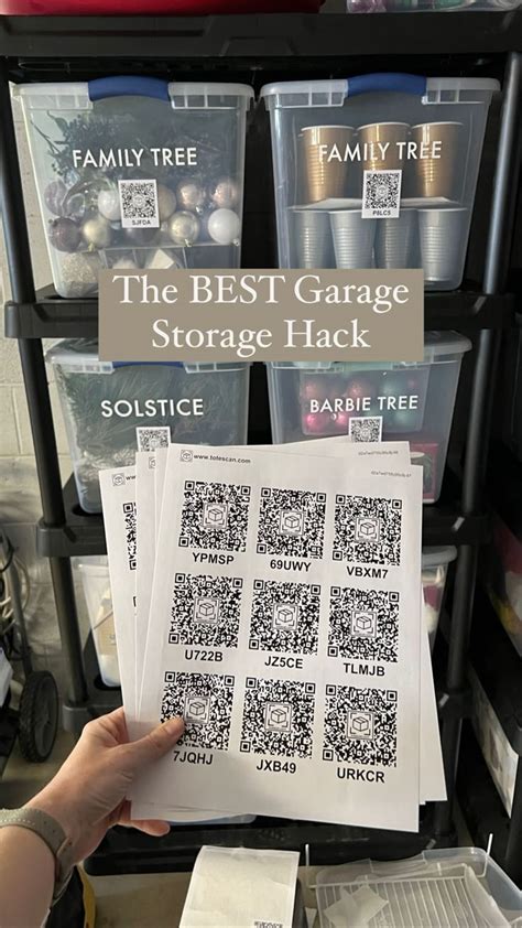 Garage Storage Qr Code