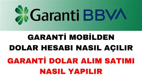 garanti bankası dolar alış kuru