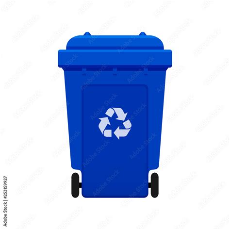 Garbage Bin Blue