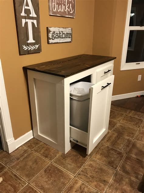 garbage bin cabinet storage