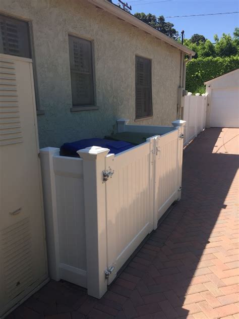 Garbage Can Enclosure Fencing