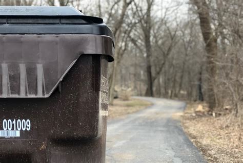 Garbage Can Long Driveway