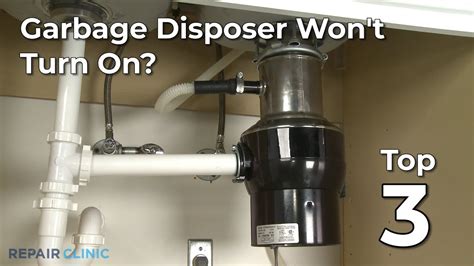 Garbage Disposal Doesn't Turn On