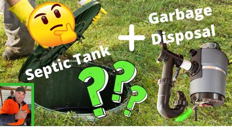 garbage disposal safe for septic systems