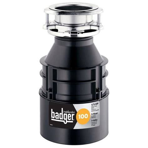 InSinkErator Badger 100 1/3 HP Continuous Feed Garbage Disposal YouTube