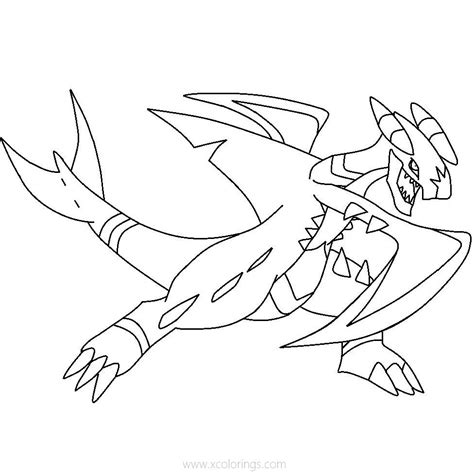 Garchomp Coloring Pages Printable