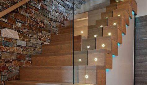 Designs d'escaliers avec gardecorps en verre Archzine.fr