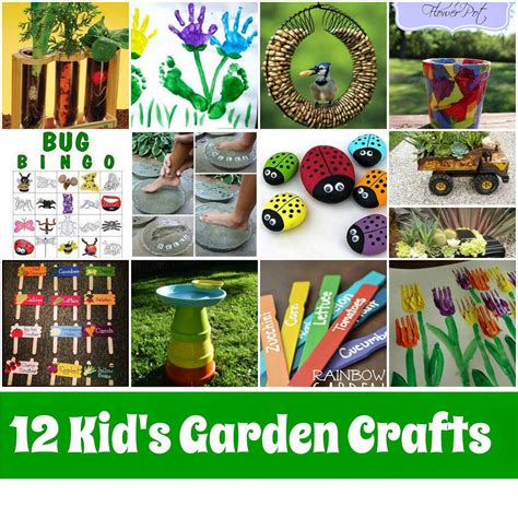 Kid's Garden Crafts 28+ creative ideas for the little ones