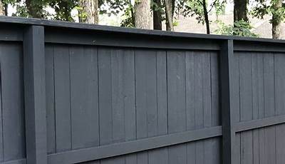 Garden Fence Paint Anthracite Grey