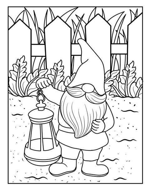 Garden Gnome Coloring Pages: A Fun Activity For All Ages