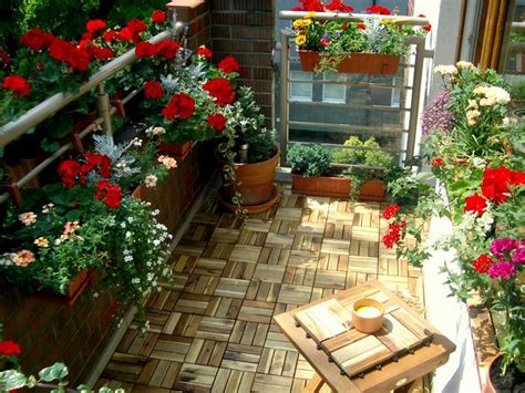 Balcony Garden with Lush Evergreens and Perennials HGTV