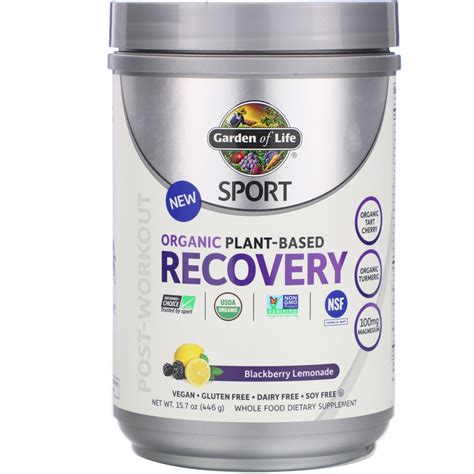 Garden Of Life Sport Organic Plant Based Recovery