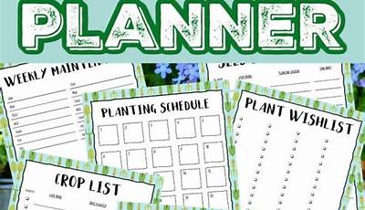 Garden Planning Book